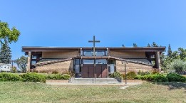 Church exterior wideshot